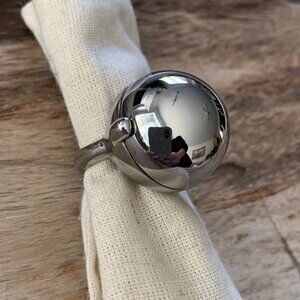 Dyrberg/Kern Manali shiny silver dome ring